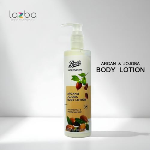 Boots Ingredients Body Lotion Argan Oil &amp;amp; Jojoba Oil Nourishing &amp;amp; Softening 290ml